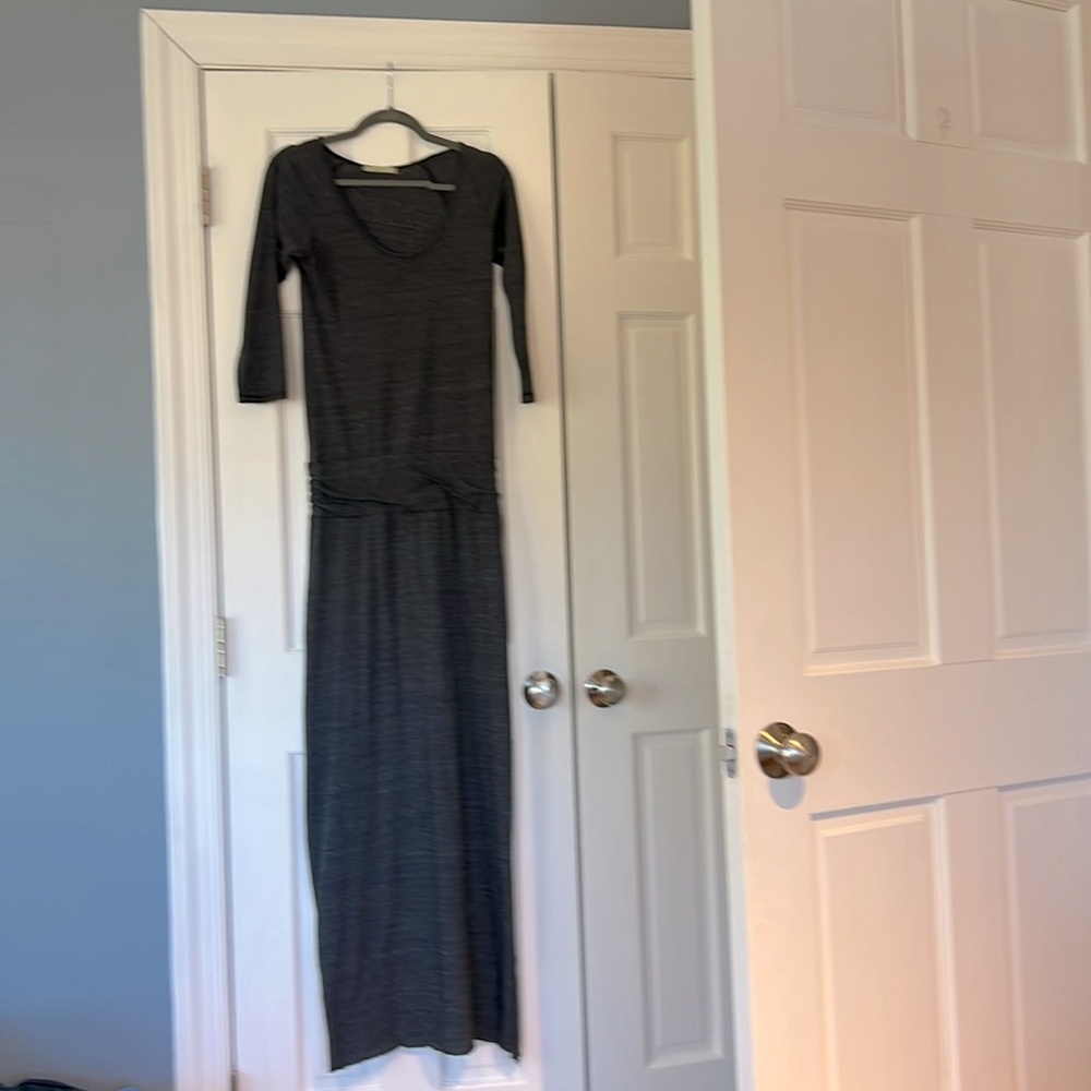 Alternative Apparel long scoop neck dress